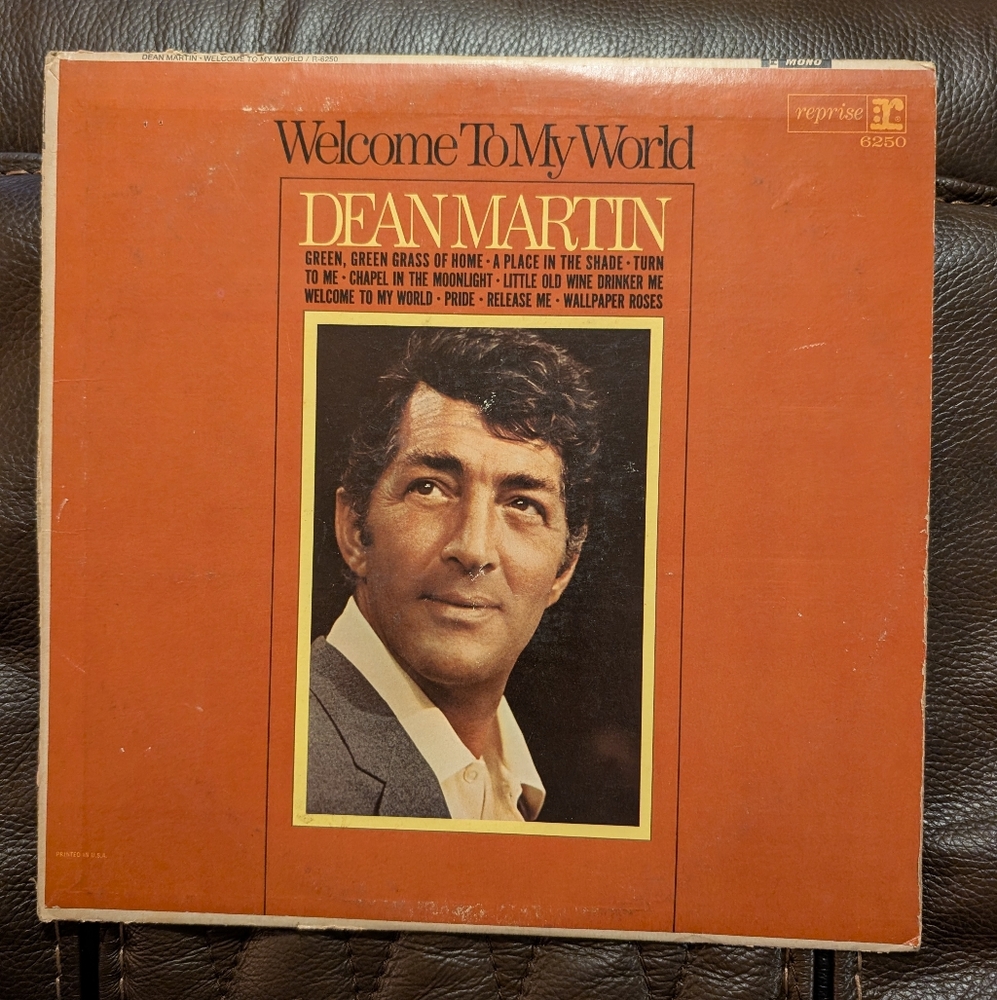 Dean Martin "Welcome to My World" Vintage Vinyl Record